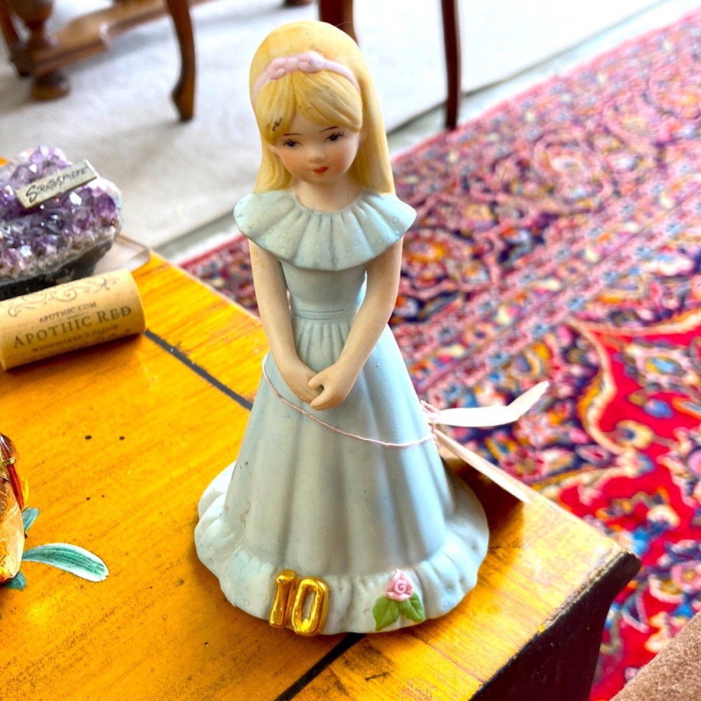 Enesco vowing birthday girls age 10. No flaws. With tags.